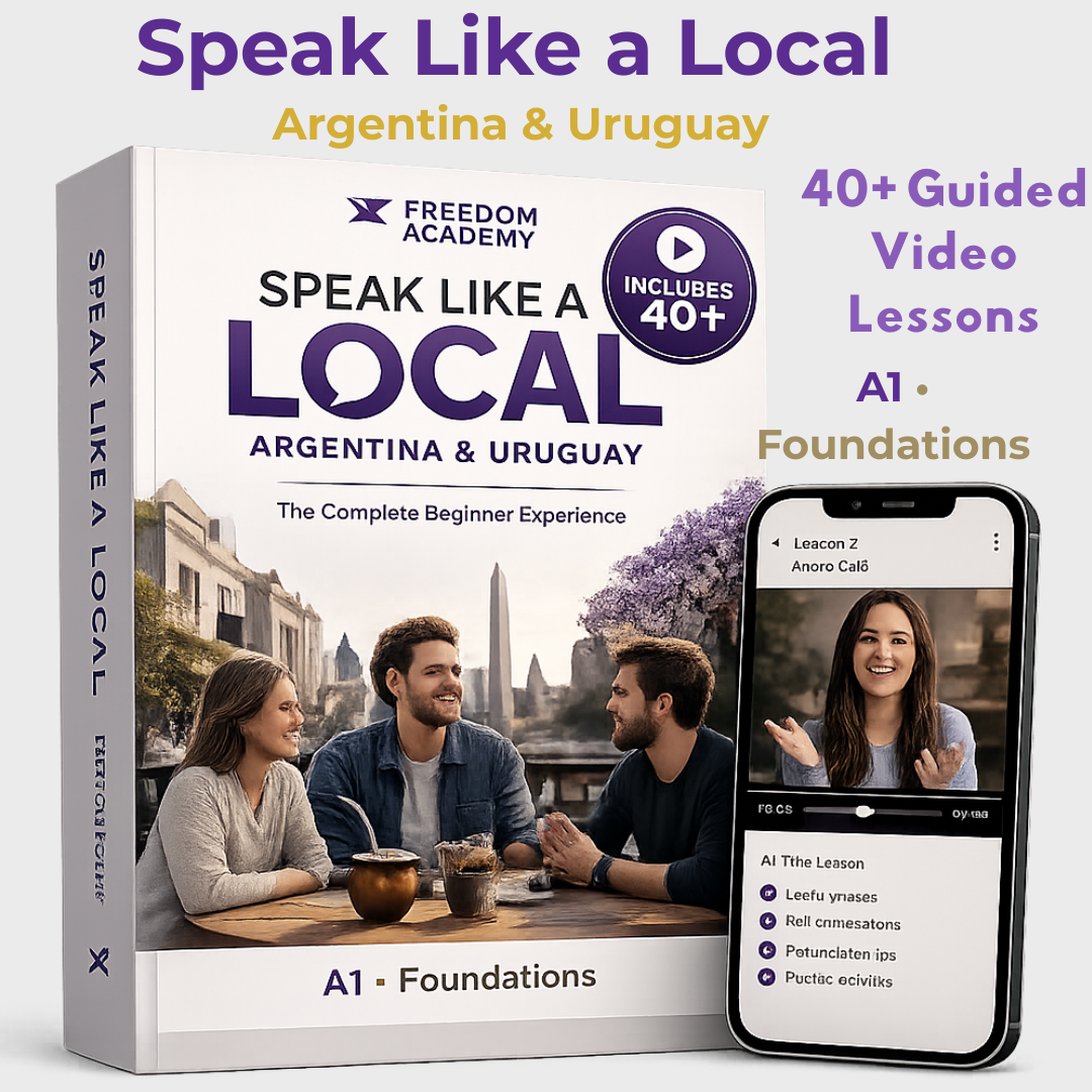 Speak Like a Local: Argentina & Uruguay (A1 Kit)